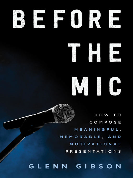 Title details for Before the Mic by Glenn Gibson - Available